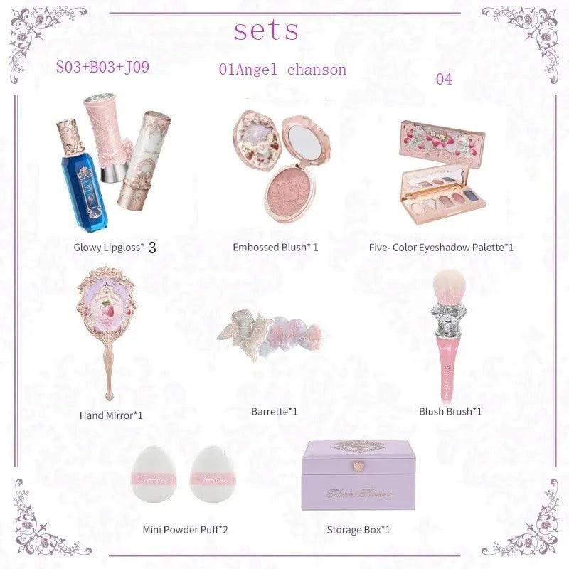 All-In One Gift Set Makeup Kit Full Professional Eyeshadow Blush Powder Lip Cream