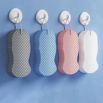 Bath Sponge Exfoliating Bath Scrubbing Sponges  Body Washcloth Skin Scrubber Relax Exfoliating Skincare Shower Scrubbing Tool