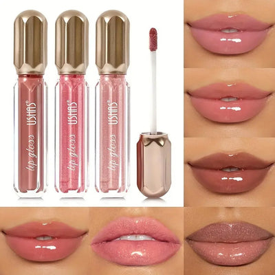 Mirror Pearl Lip Gloss Waterproof Long Lasting Moisturizing Lipstick Shine Glitter Lip Gloss Women Makeup Cosmetic