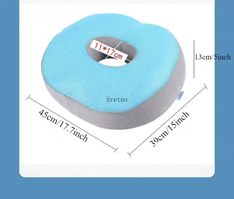 Latex Hemorrhoid Seat Cushion Thickened Office Beautiful Buttocks Pregnant Women Buttocks Pad Hollow Tailbone Protect Cushions