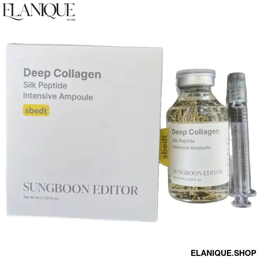 Korean Silk Collagen Peptide Serum Set – Deep Moisturiser & Retinol Capsule Cream