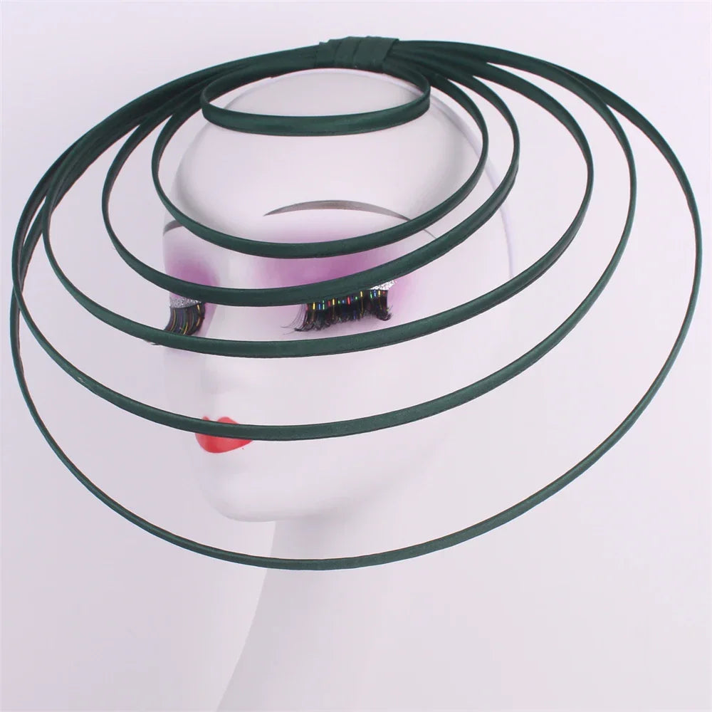 Royal Ascot Luxury Fascinator Hat Women Wedding Headpiece Mesh Hat Formal Event Pillbox Fascinator Hats Ladies Mariage Millinery