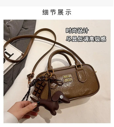 2025Designer Women's Handbag Minimalist Style Shoulder Crossbody Bag Luxury Versatile Bag for Office Party Travel Elegant Ladies