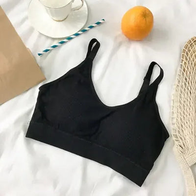 Women Hollow Out Padded Sports Bra Plus Size