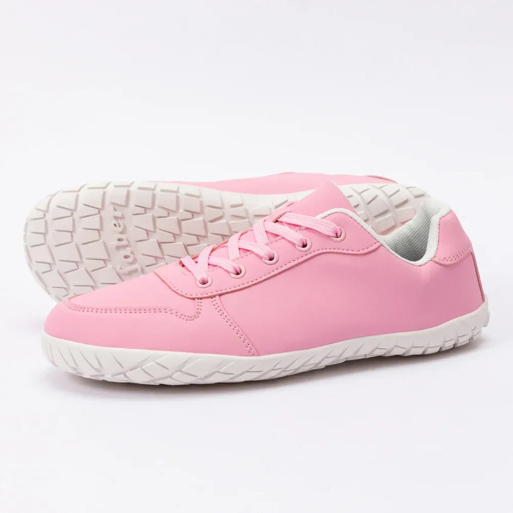 ZZFABER Leather Barefoot Shoes Soft Minimalist Sneakers for Women Men Casual Shoes Unisex Sneakers