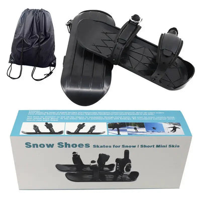 Outdoor sports mini ski boots are easy to carry and lightweight snowboard shoes. Snow sports ski supplies sled ski boots