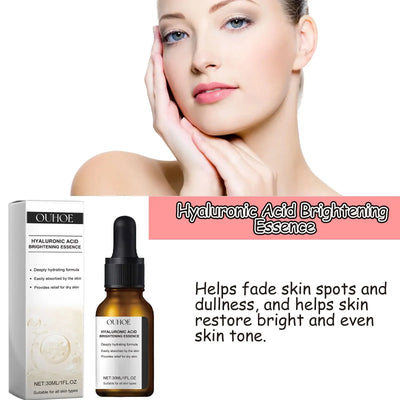 Hyaluronic Acid Face Serum Shrink Pores Brightening Skin Rejuvenation Eye Bags Removing Dark Circles Moisturizing Facial Essence