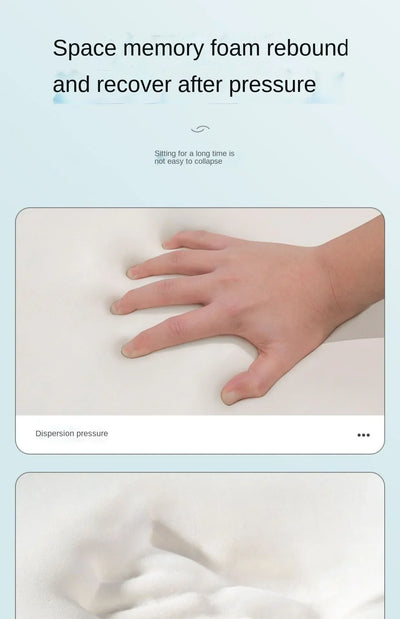 Car Booster Seat Cushion For Driver Hip Pain Raised Memory Foam Height Seat Protector Washable Cover For Short People Pad Mats