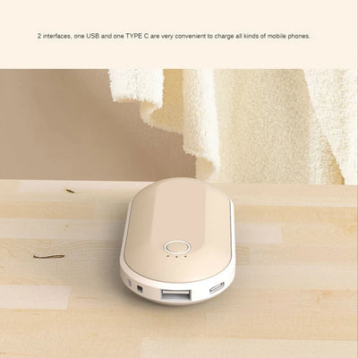 Hand Warmers Rechargeable, 5000MAh Electric Portable Pocket Heater, Heat Therapy Great for Outdoors, Hunting, Golf,Black