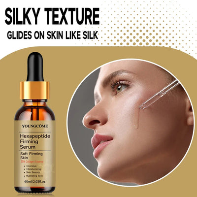 Facial Hexapeptide Anti-Wrinkle Liquid Moisturizing Firming Essence Bright Skin Dark Spot Corrector Face Whitening Serum 2025