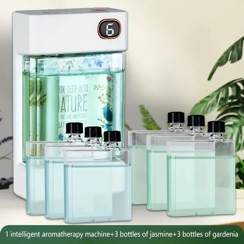 Charging Home Aromatherapy Diffuser with LEDAmbientLight And6Adjustable MistModesTimer Function for Living Room Bedroom Office