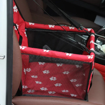 Pet Dog Car Carrier Seat Bag Waterproof Basket Folding Hammock Pet Carriers Bag For Small Cat Dogs Safety Travelling Mesh