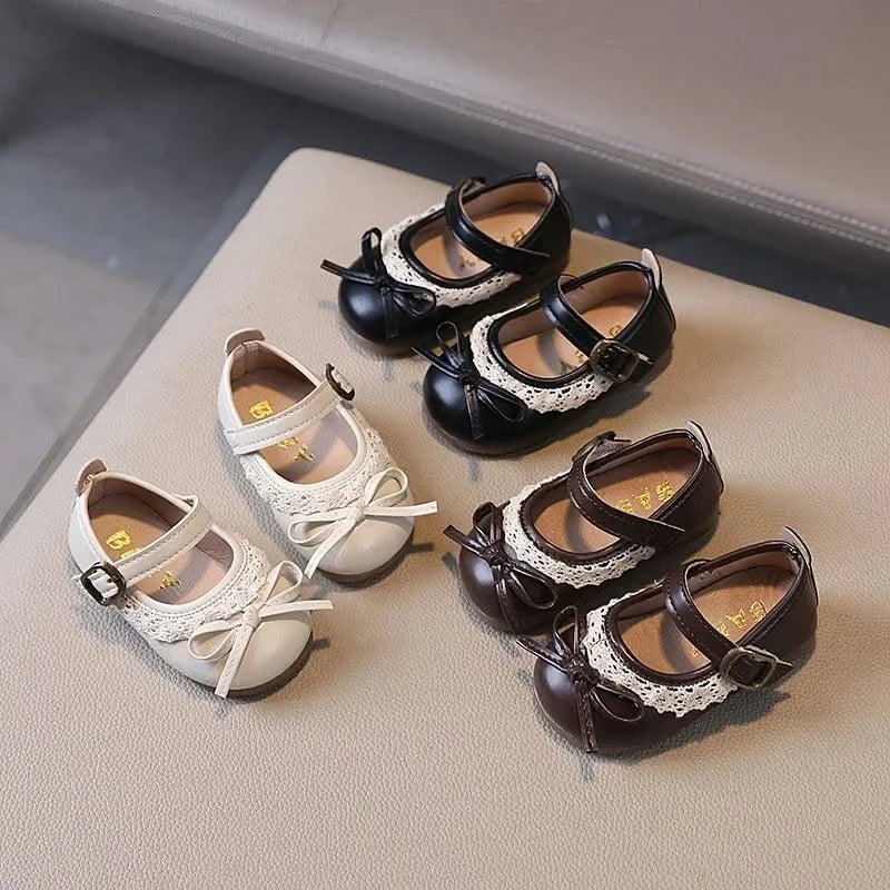 Soft Leather Flat Shoes For Toddlers and Children | Spring Autumn | Princess Casual Walking Shoes | Kids Girls Fashion
