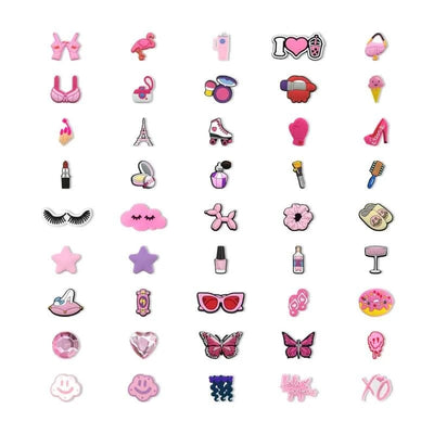 20//50/100pcs Random Shoe Charms for Women