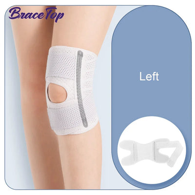 Knee Brace with Side Stabilizers Relieve Meniscus Tear Knee Pain ACL MCL Arthritis,Joint Pain,Breathable Adjustable Knee Support