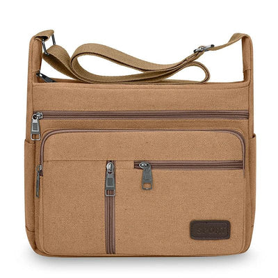 Men Canvas Shoulder Bags Casual Tote Travel Men's Crossbody Bag Luxury Messenger Bags Fashion High Quality Handbag