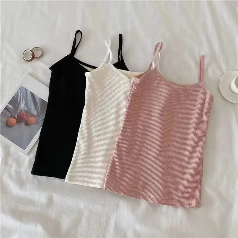 Thermal Underwear Tops Women Velvet Thickened Suspender Bottomed Shirt