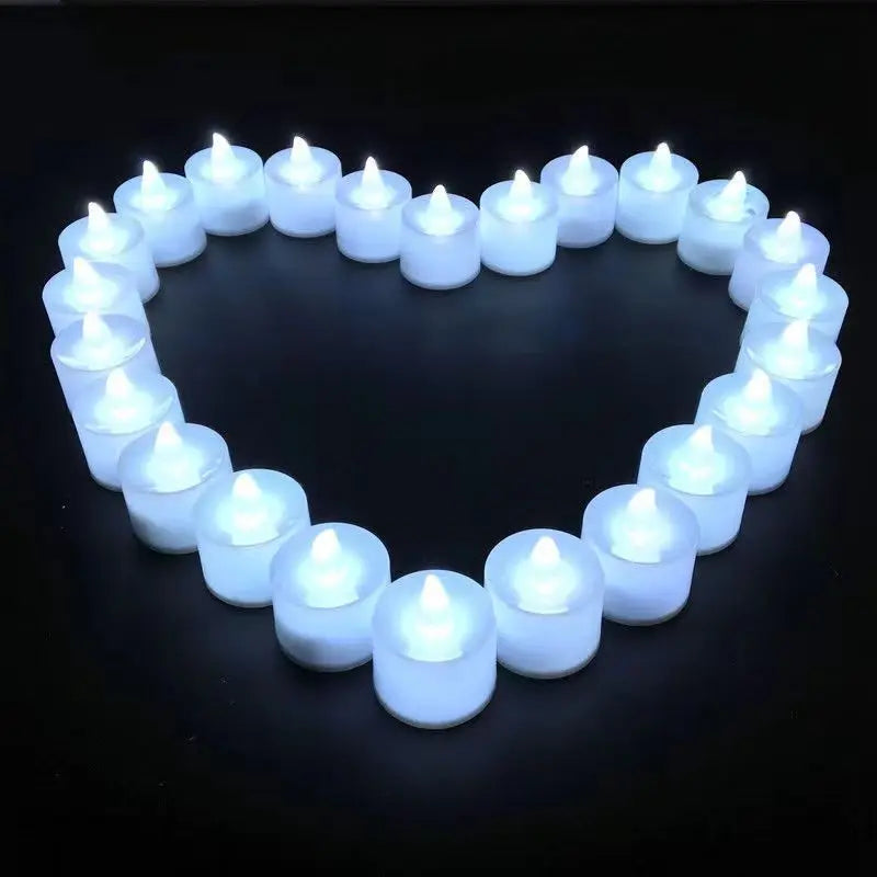 Led Electronic Candle Warmer Lamp Flameless Glowing Candles for Family Christmas Party Wedding Decoration Candlestick Decorative