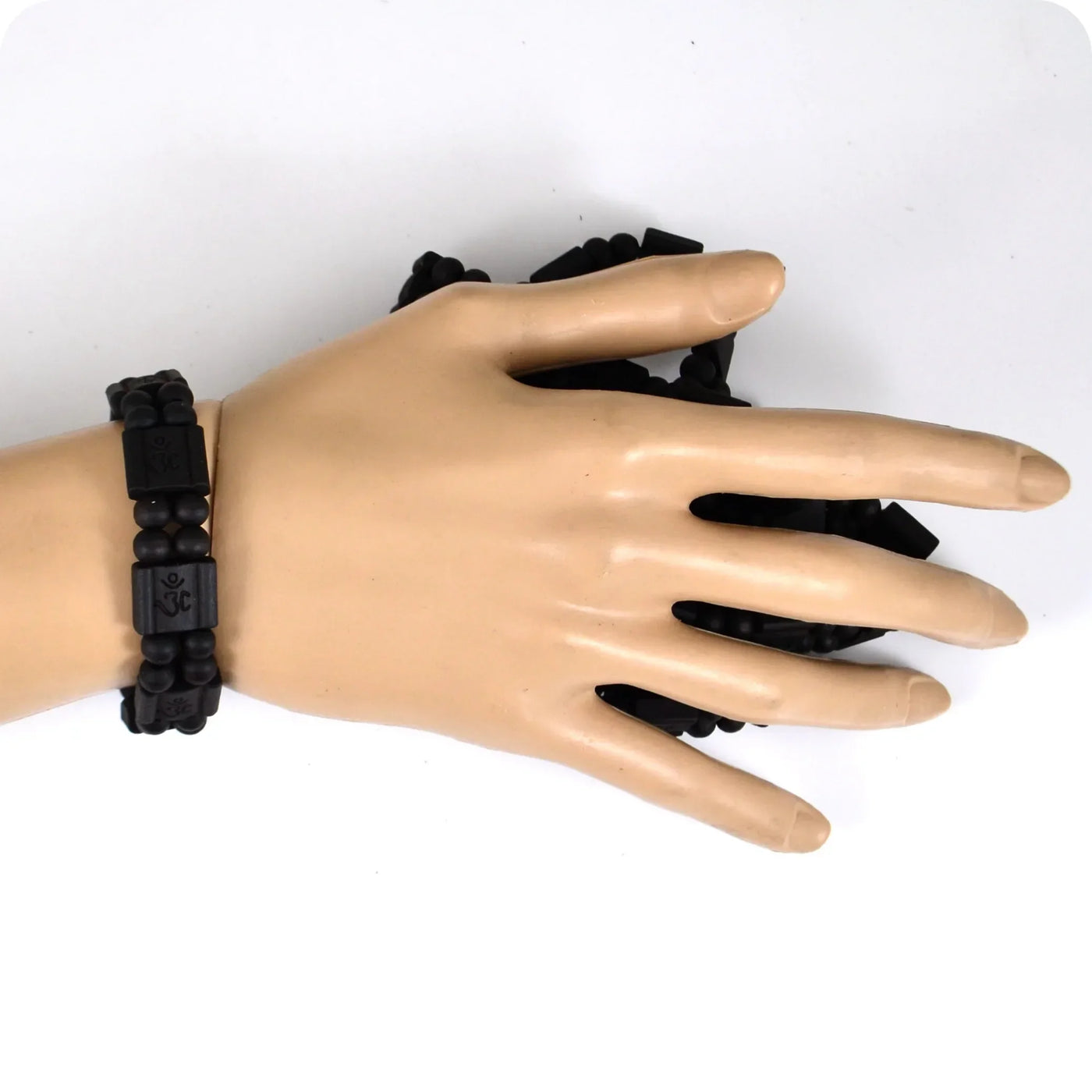 Wood AUM OM Ohm Hindu Buddhist Hinduism Yoga India Charm Bracelets Party Gift Fashion Jewelry