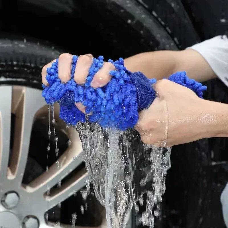 Car Cleaning Brush Cleaner Tools Microfiber Car Washer Sponge Cleaning Washing Towel Auto Gloves Car Washing Accessories