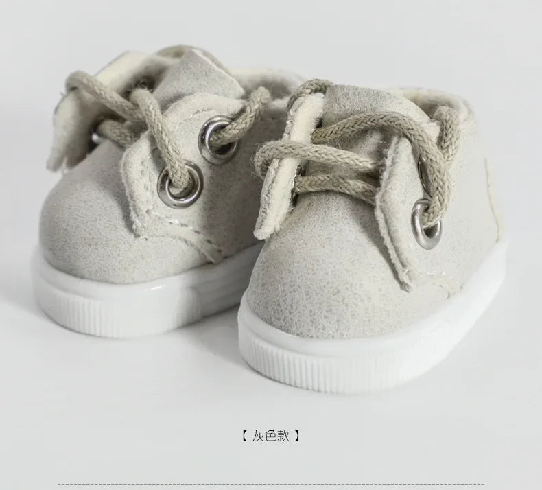 Labubu 17cm  Shoes Fashion labubu Canvas Shoes Clothes Cartoon Baby Canvas Leather Shoes Doll Universal Clothing Accessories