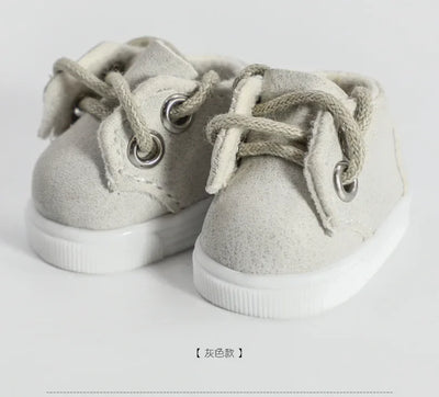 Labubu 17cm  Shoes Fashion labubu Canvas Shoes Clothes Cartoon Baby Canvas Leather Shoes Doll Universal Clothing Accessories