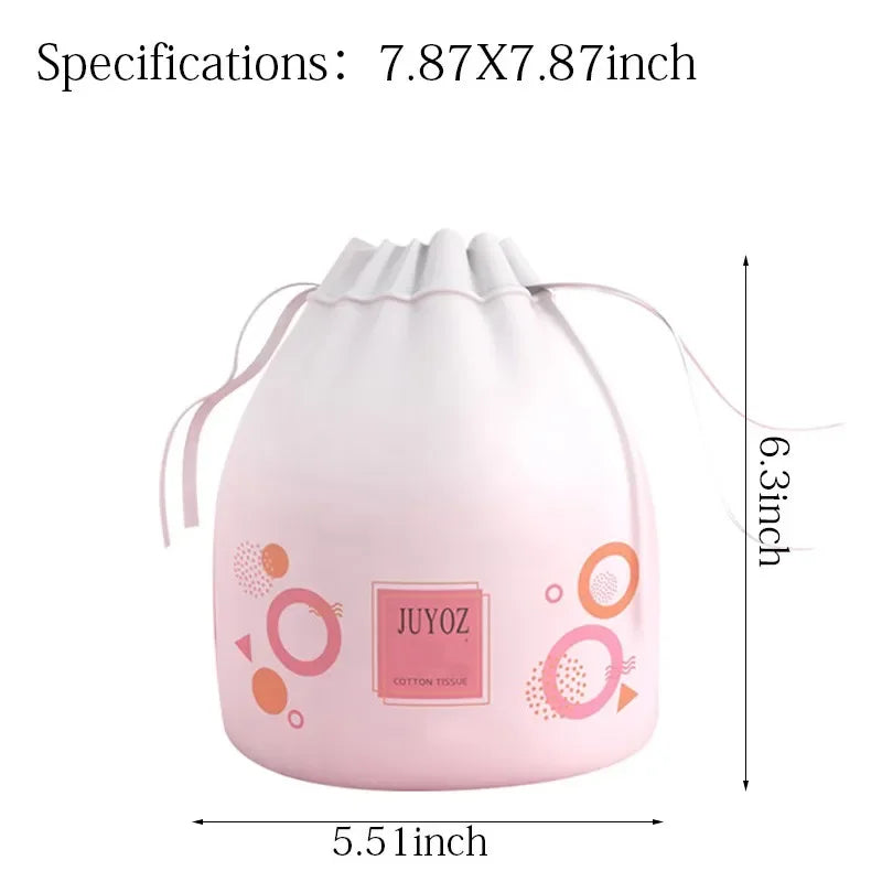 3 Rolls Disposable Face Towel Soft Dry Wipe Multi Use Facial Cleansing Cotton Tissue Makeup Removing Towel Tissue for Skincare