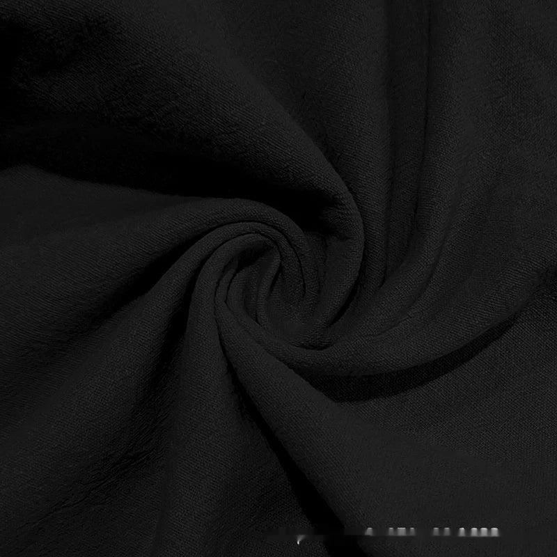 Men's Linen Wide-leg Pants for All Seasons Hip-hop Street Fashion Casual Pants Loose and Versatile Breathable Trousers for Men