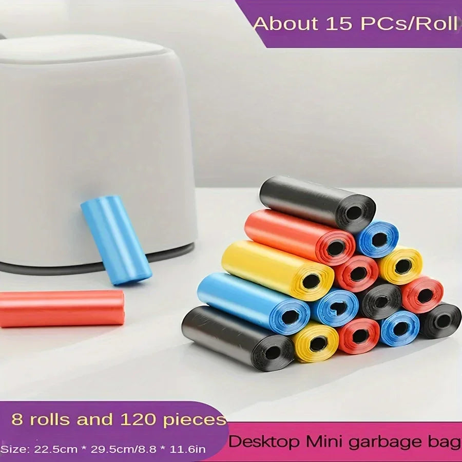 1200pcs Random Color Cartoon Paw Graphic Dog Poop Bags Pet Poop Bags Leak-Proof Dog Waste Bags For Pet Supplies