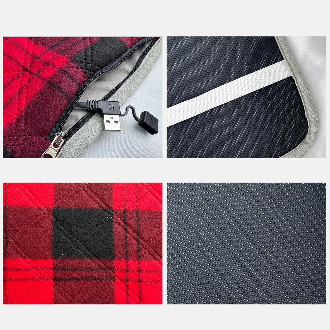 Large 45x90cm USB Heating Pad with 3 Temperature Settings Fast Heating Thermal Cushion for Home Office Car Use