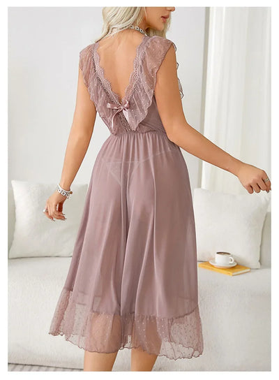 Women's Sexy Lingerie Nightgown Sleepwear