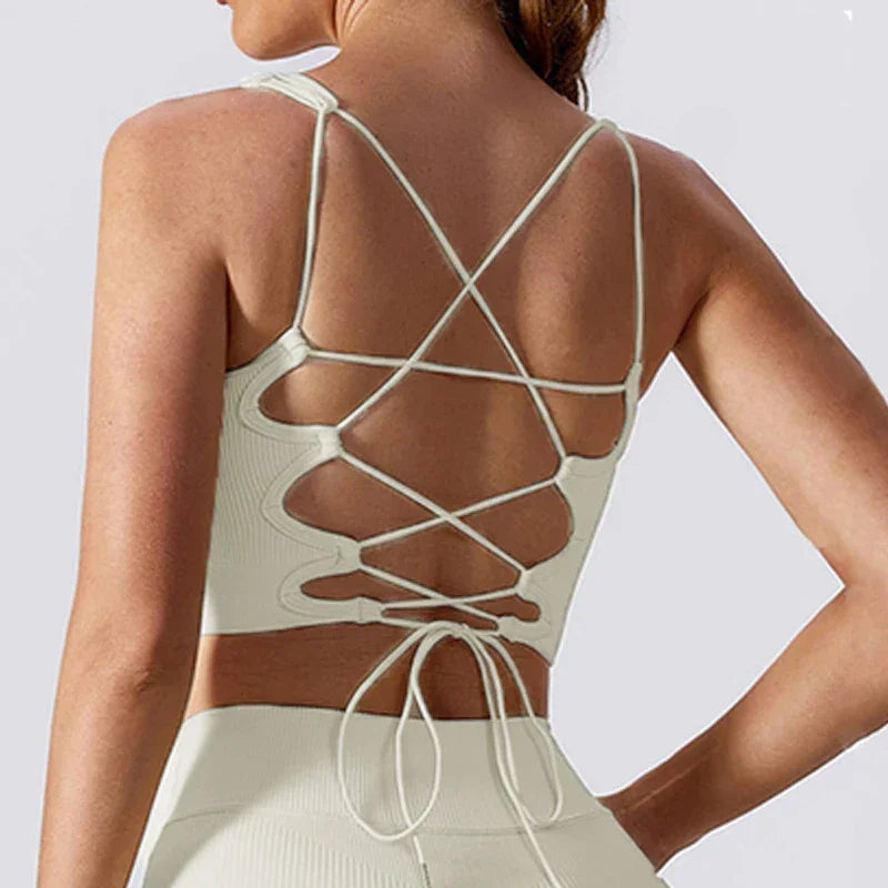 Fitness Yoga Pants Set Sports Bra For Women