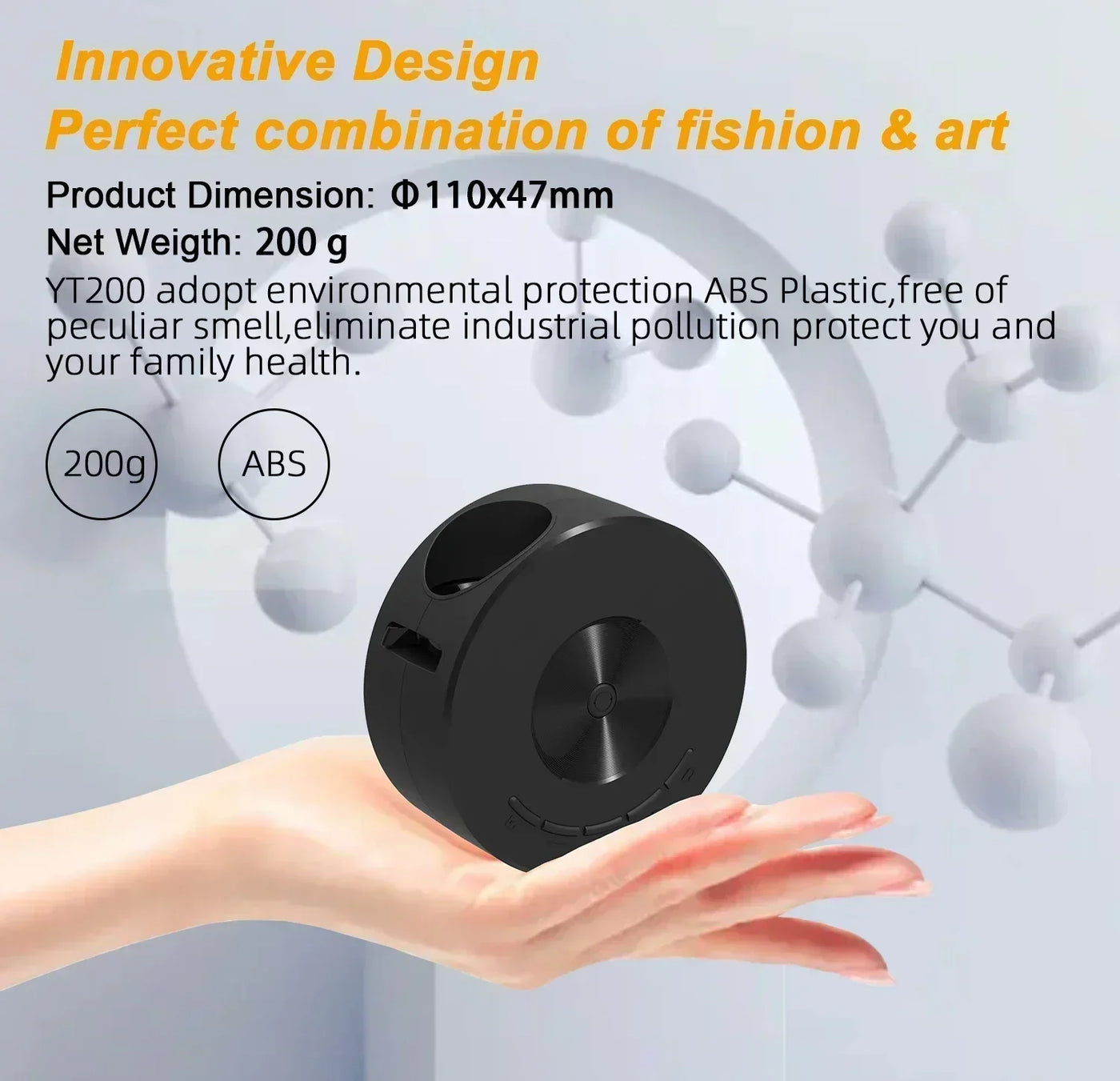 YT200 Portable Projector - Children's Friendly LCD Mini Home Theater Smartphone Same-Screen Function