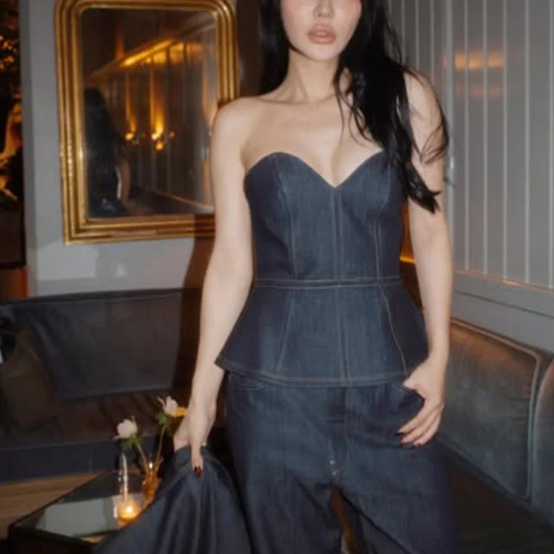 TRAF Women's Corset Off Shoulder