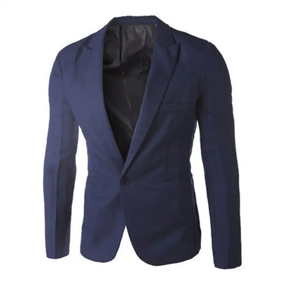 Mens Casual Blazers Vintage Work Suit Men Fashionable Suit Spring Summer Formal Slim Fit Blazers Jackets Casual Blazer