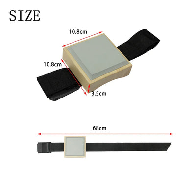 Dumb Drum Pad Beginner Practice Tools Solid Wooden Made Training Part Belt Percussion Drum Leggings Musical Instrument Accessory