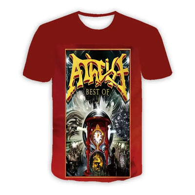 Atheist  Band 3D Printed Casual Fashion T-shirts For Women Men