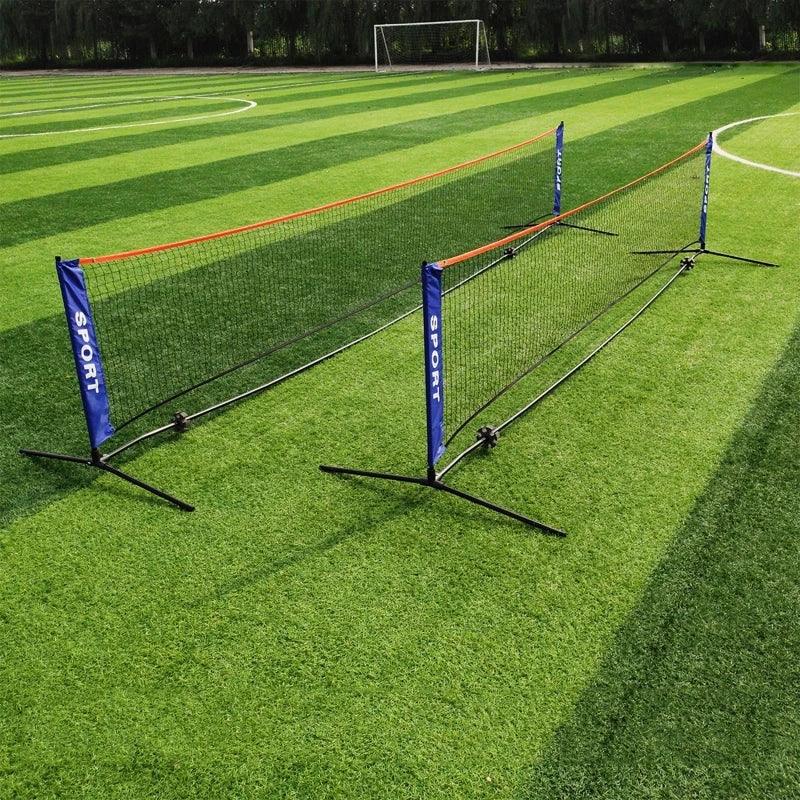 Portable Foldable Badminton Net Bracket Folding Adjustable Simple Training Net for