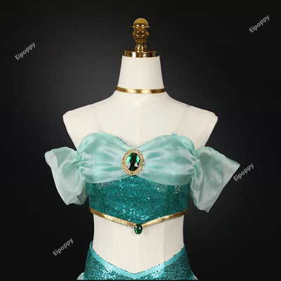 Cosplay Costumes, Adult Performance Costumes, Christmas Ladies' Birthday Parties, Carnival Jasmine Princess Dresses