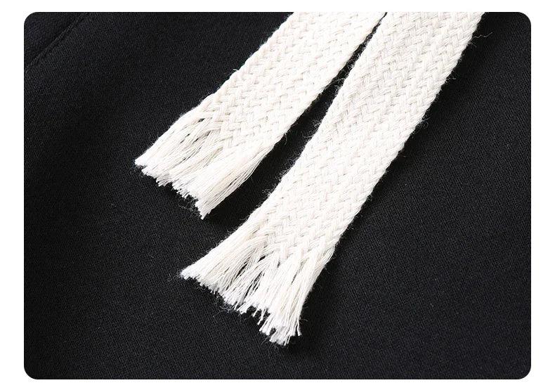 New Men's Casual Pants Wide Leg Straight 65% Cotton Fabric Outdoor Sweatpants Neutral High-quality Soft Long Baggy Trousers