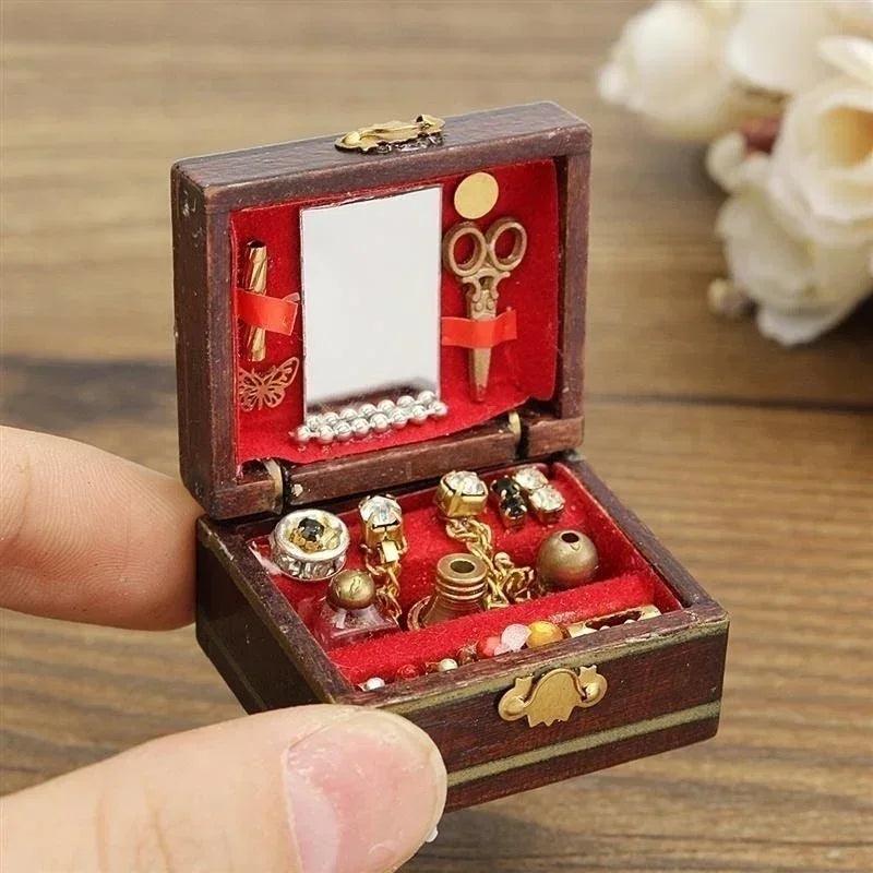 1/12 dollhouse miniatures jewelry box /doll house accessory room decor