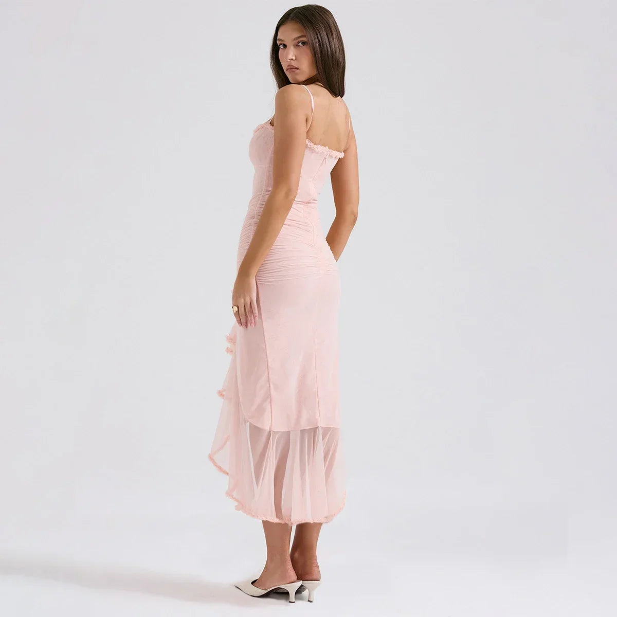 Sun in heart Pink Dresses for Women