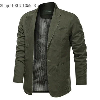 2025 Spring Autumn Blazers Men Fashion Slim Casual Business Handsome Suits Brand Men's Blazers Tops
