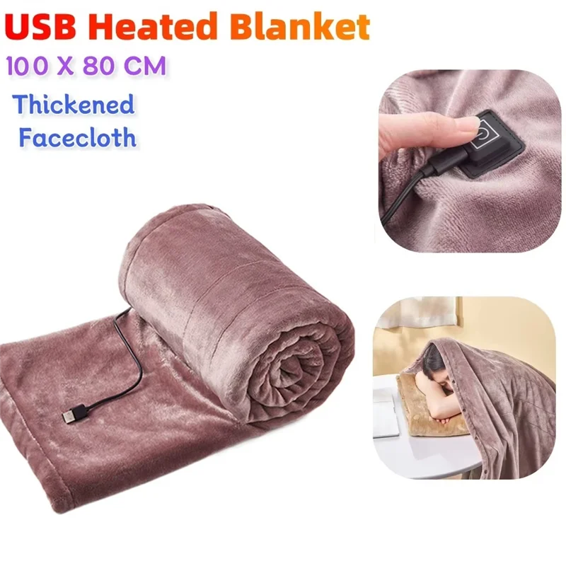 A69eheated Electric Blanket Warmup Blanket 3 Heating Levels 39 X 31 Inch Warming Mat Fast Heating Warming Blanket For Home