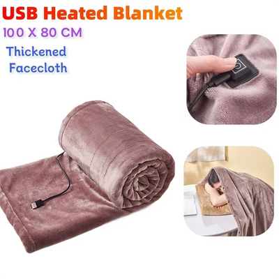 A69eheated Electric Blanket Warmup Blanket 3 Heating Levels 39 X 31 Inch Warming Mat Fast Heating Warming Blanket For Home