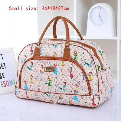 Fashion Cartoon Print Travel Bags for Women
