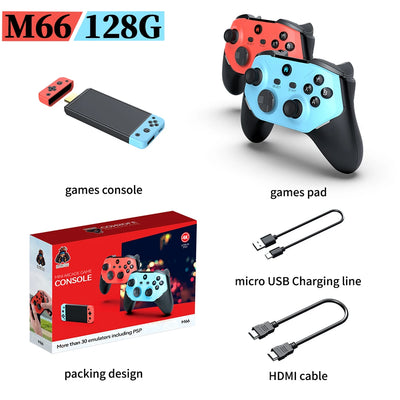 M66 Retro Video Game Consoles 64G Built In 20000+ Games 4k Game Stick Family Retro TV Gaming Console 30+ Simulator platform