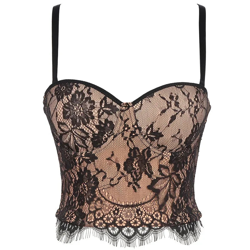 Women's Shaping Sexy Lace Corset Floral Lace