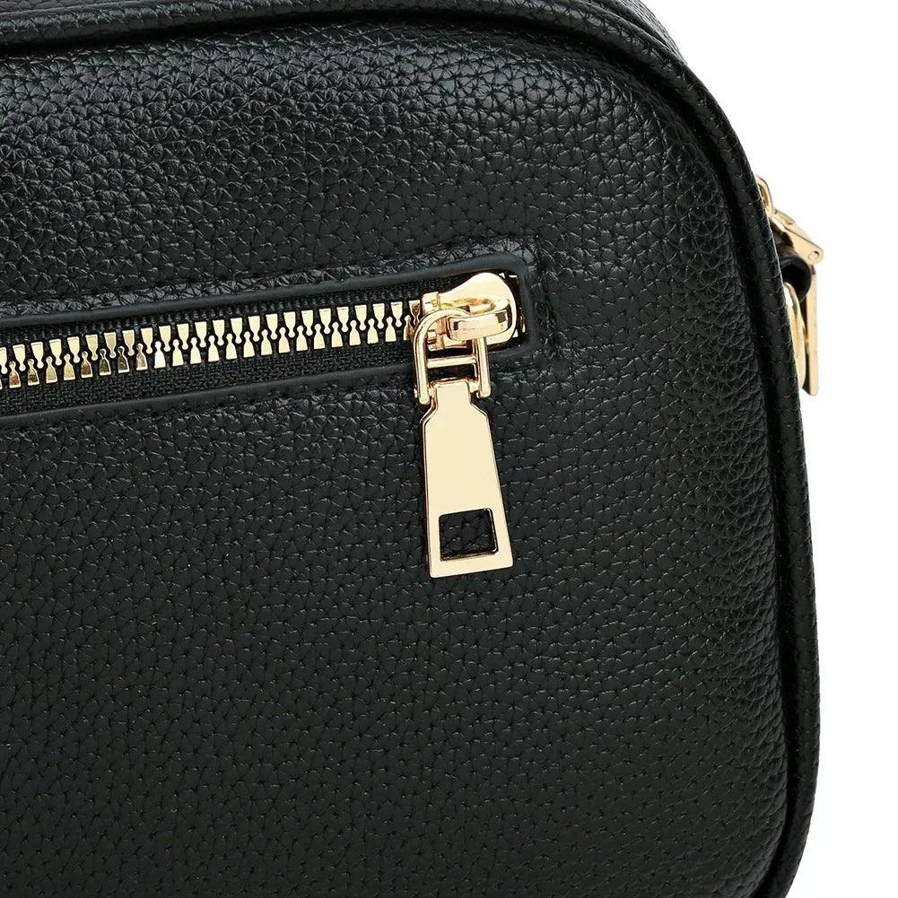 Fashion women handbag luxury brand leather tote bags for shoulder 2024 designer solid color messenger
