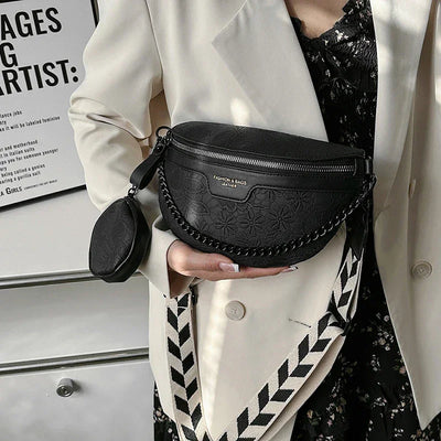 Designer Woman Chest Pack Retro Embroidery Belt Bag Coin Purse Luxury Lady Waist Bag Fashion Brand Shoulder Crossbody Chest Bags